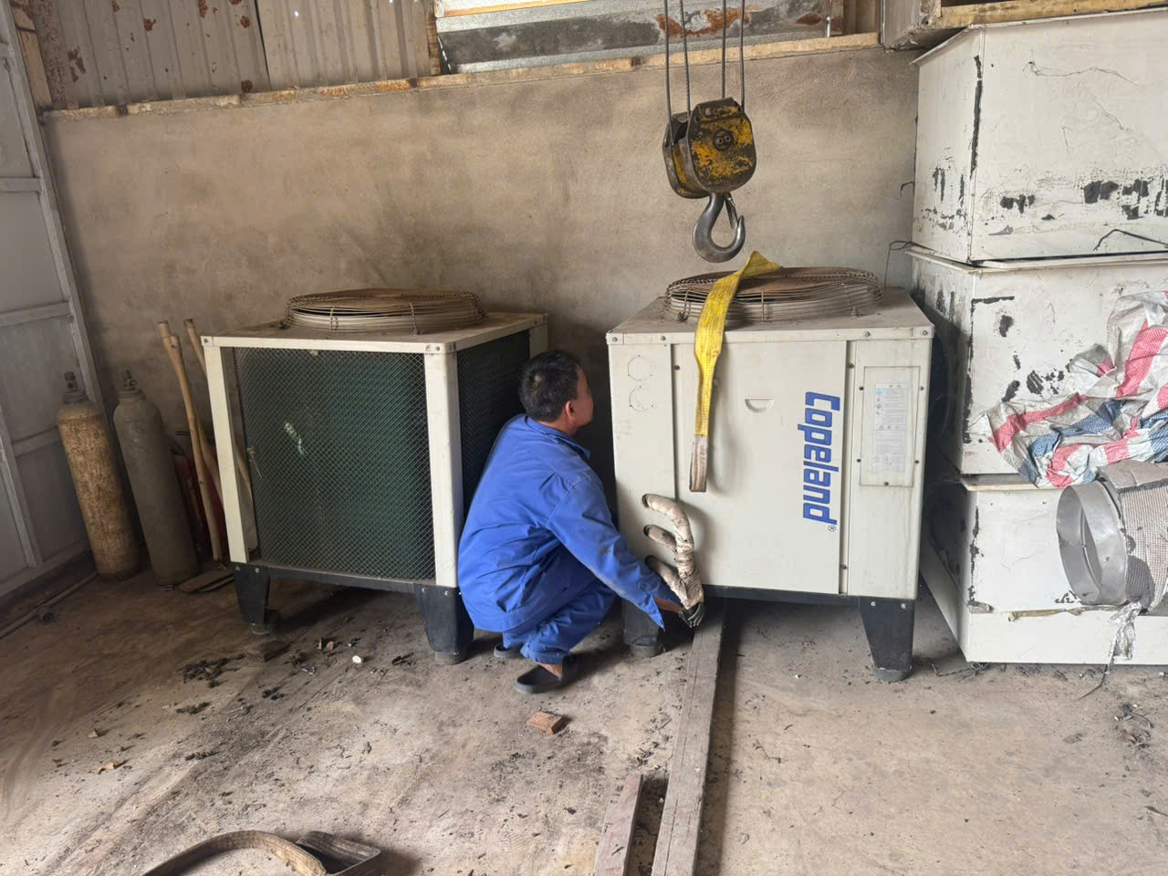 Thu mua máy lạnh công nghiệp tại Biên Hoà